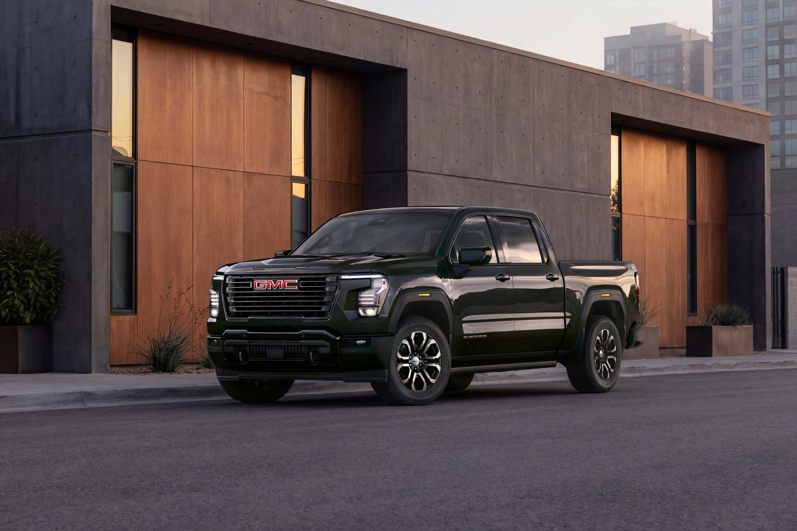 2027 GMC Sierra 1500 Elevation redesigned exterior in Onyx Black