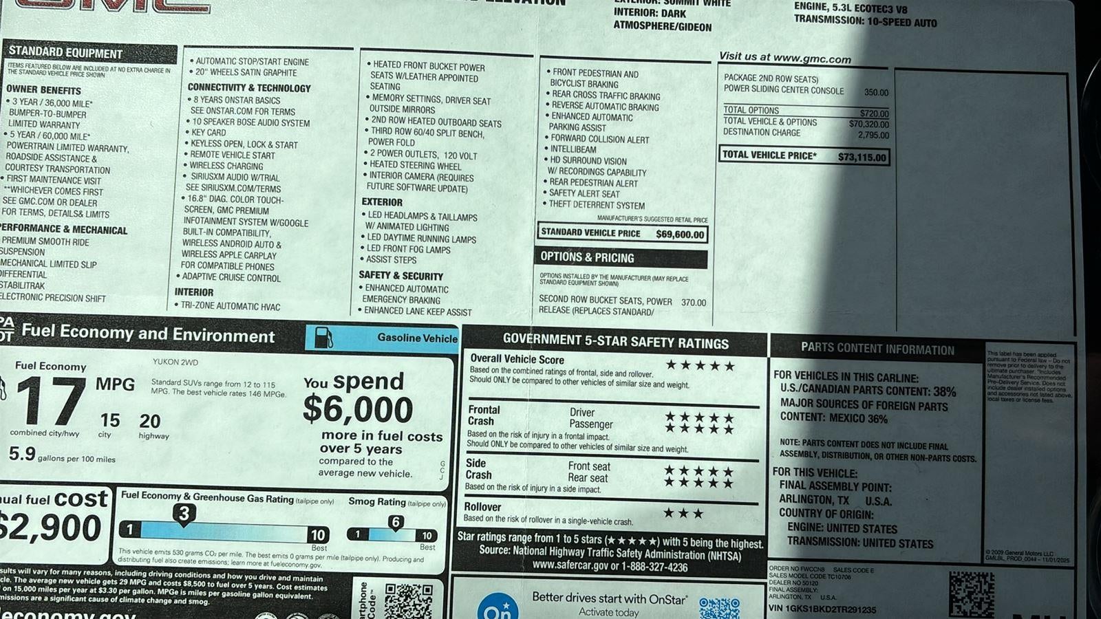 2026 GMC Yukon Elevation
