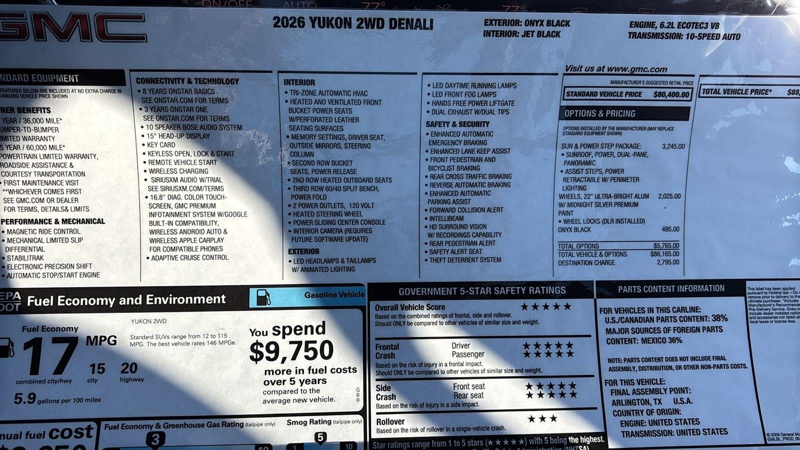 2026 GMC Yukon Denali