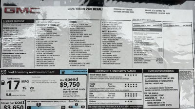 2026 GMC Yukon Denali