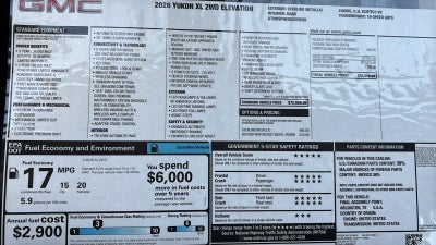 2026 GMC Yukon XL Elevation