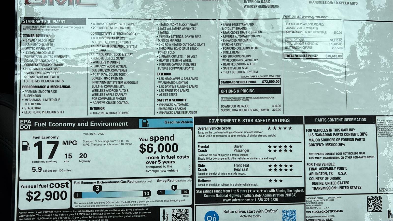 2026 GMC Yukon XL Elevation