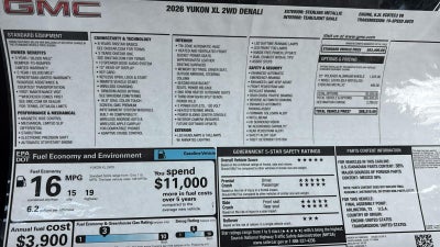 2026 GMC Yukon XL Denali