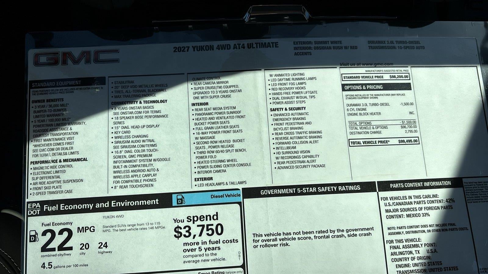 2027 GMC Yukon AT4 Ultimate