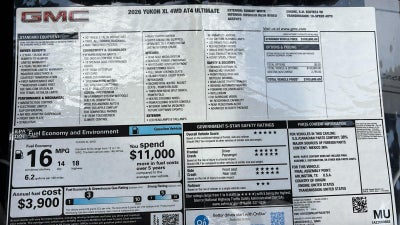 2026 GMC Yukon XL AT4 Ultimate