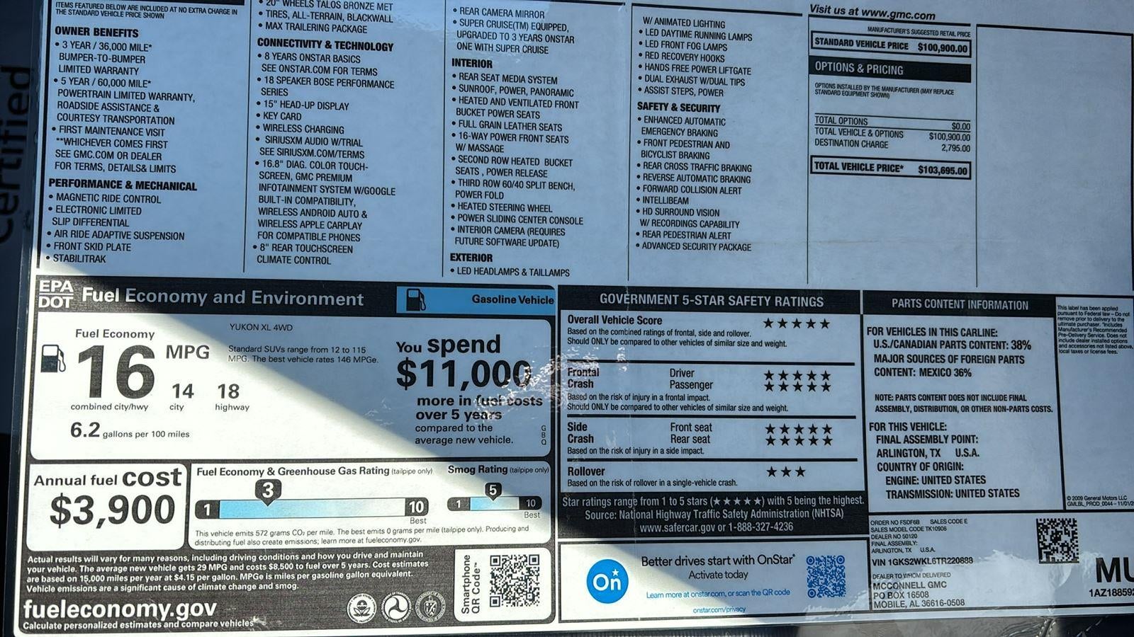 2026 GMC Yukon XL AT4 Ultimate