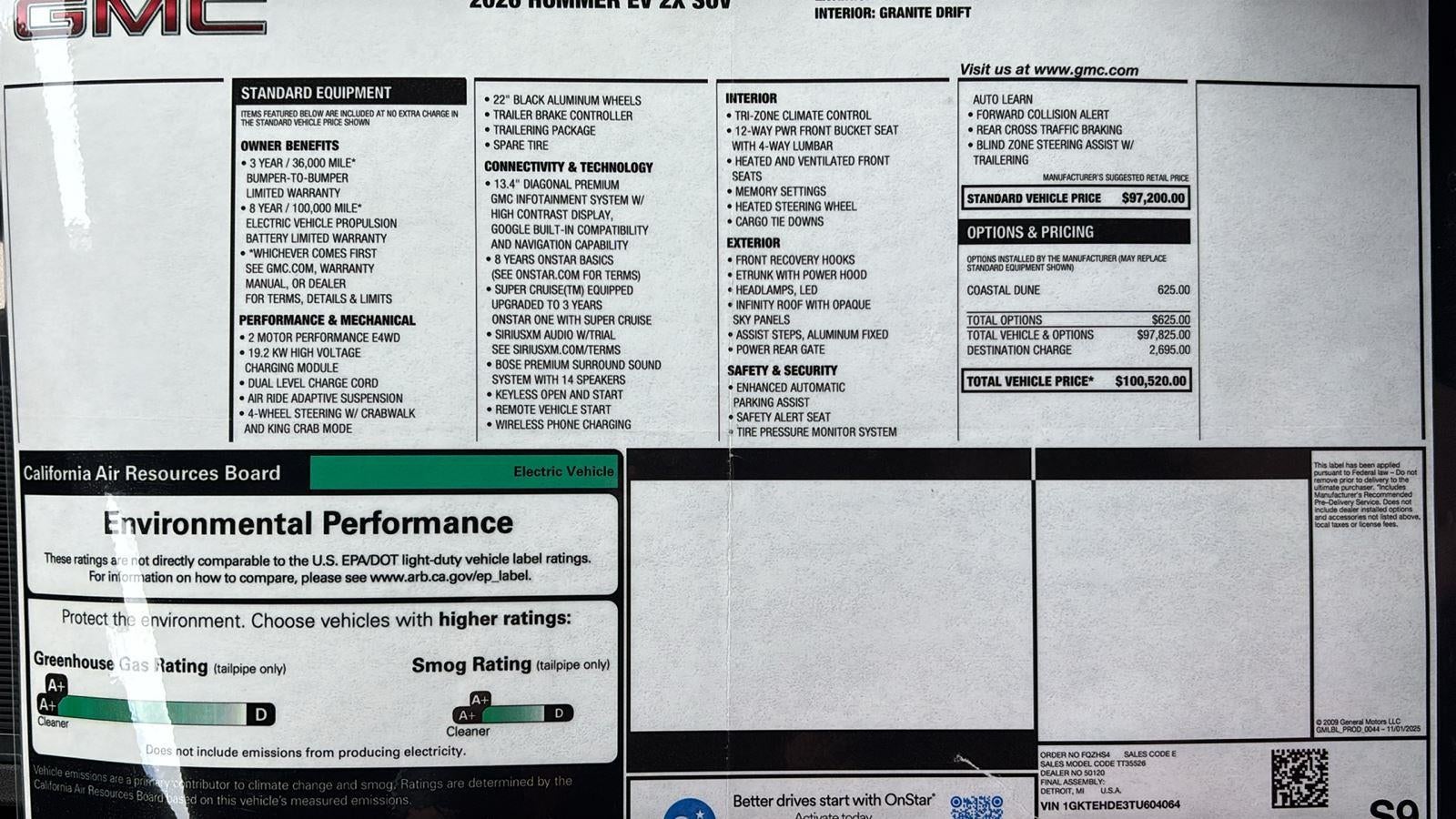 2026 GMC HUMMER EV SUV 2X