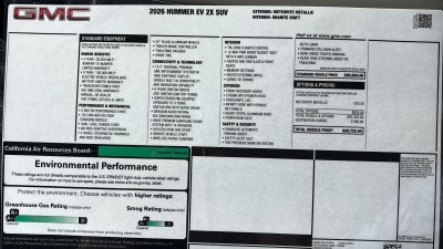 2026 GMC HUMMER EV SUV 2X