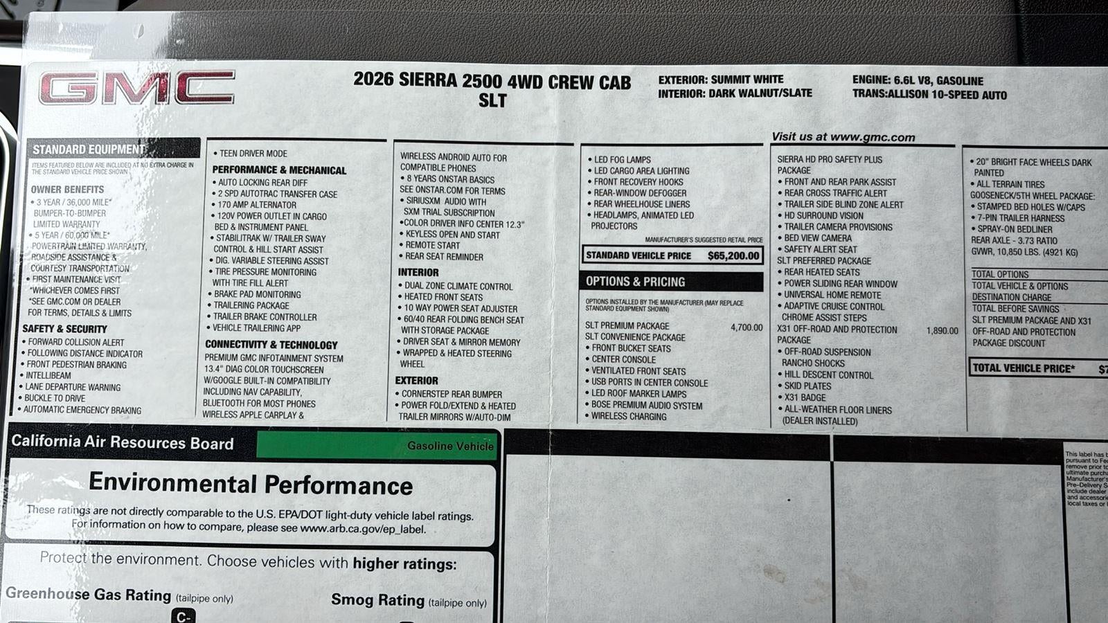 2026 GMC Sierra 2500 HD SLT