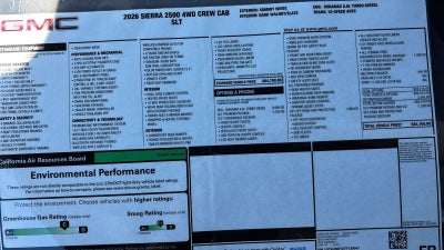 2026 GMC Sierra 2500 HD SLT