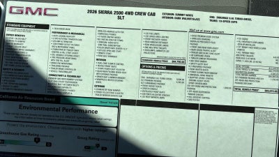 2026 GMC Sierra 2500 HD SLT