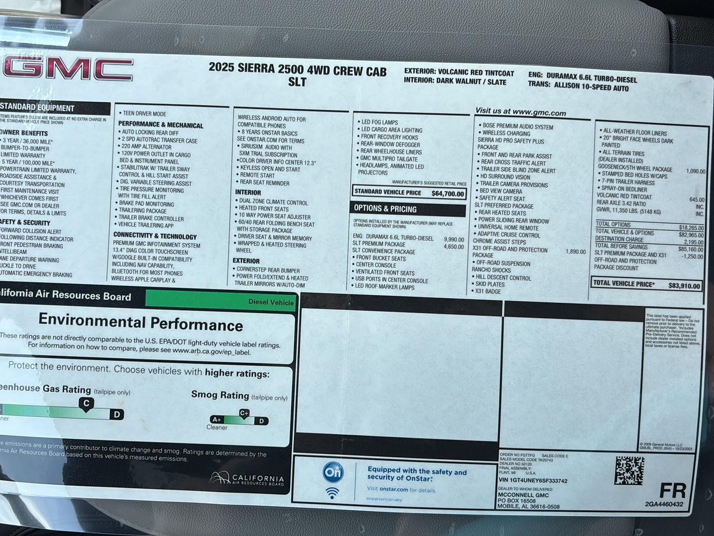 2025 GMC Sierra 2500 HD SLT