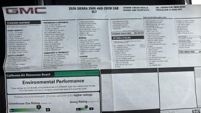 2026 GMC Sierra 2500 HD SLT