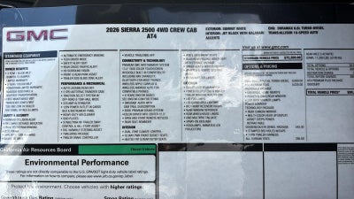 2026 GMC Sierra 2500 HD AT4
