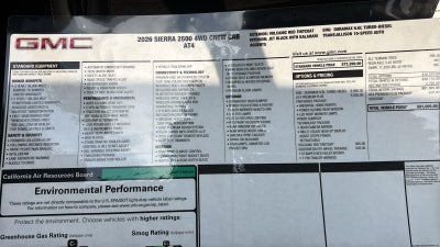 2026 GMC Sierra 2500 HD AT4