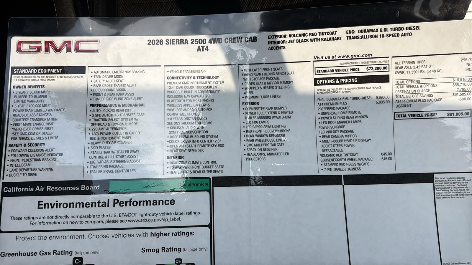 2026 GMC Sierra 2500 HD AT4