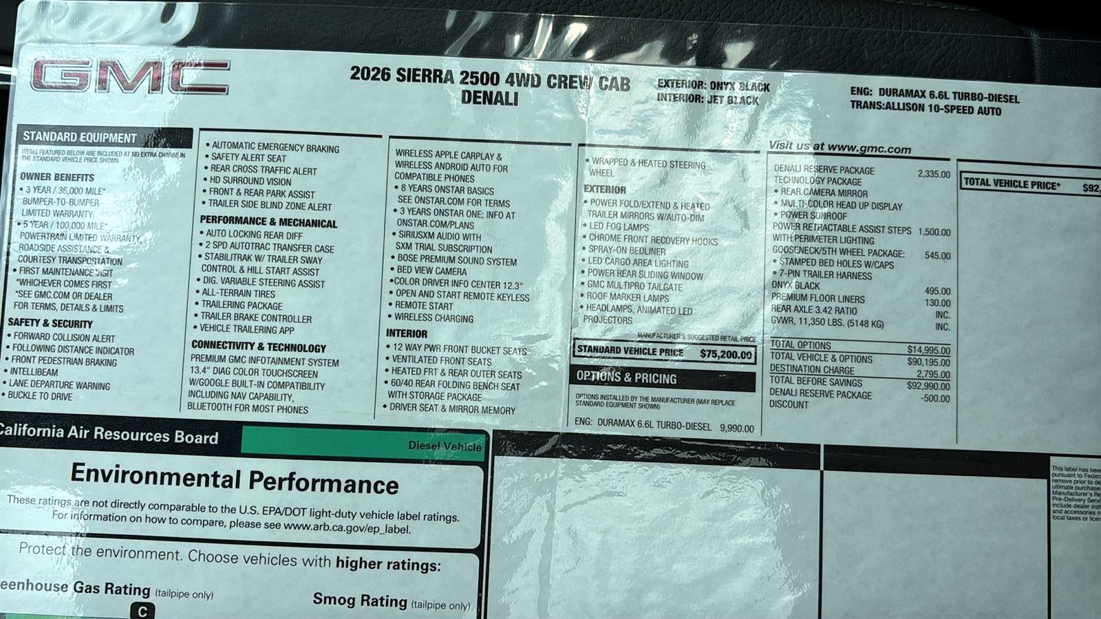 2026 GMC Sierra 2500 HD Denali
