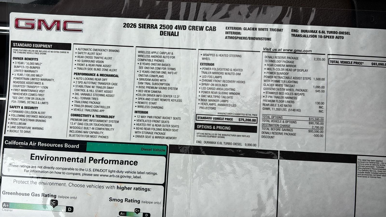 2026 GMC Sierra 2500 HD Denali