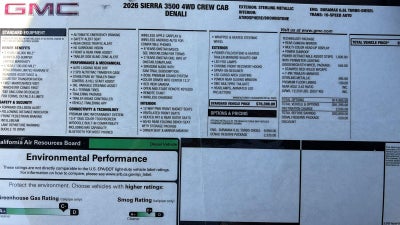 2026 GMC Sierra 3500 HD Denali