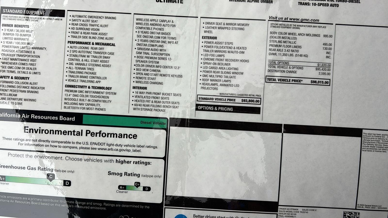 2026 GMC Sierra 2500 HD Denali Ultimate