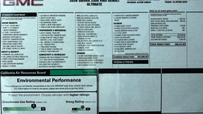 2026 GMC Sierra 2500 HD Denali Ultimate