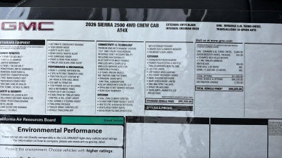 2026 GMC Sierra 2500 HD AT4X