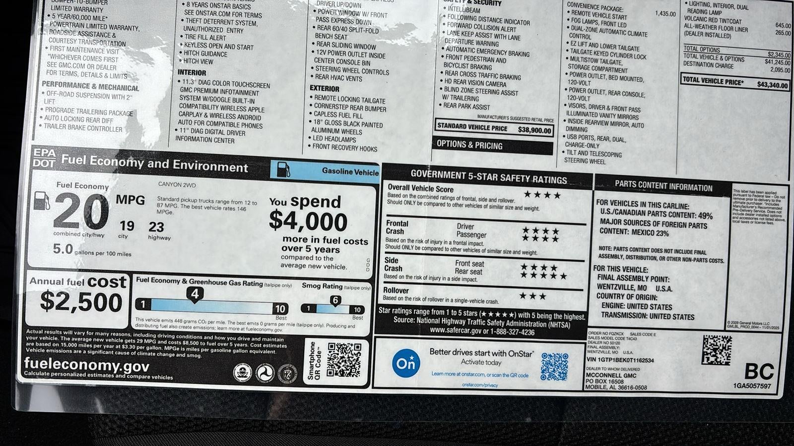 2026 GMC Canyon Elevation