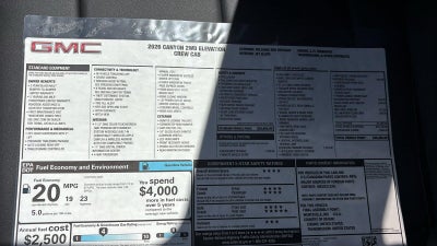 2026 GMC Canyon Elevation
