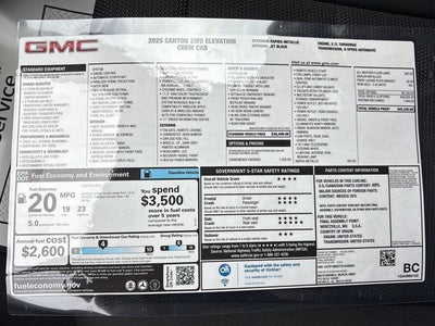 2025 GMC Canyon Elevation