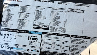 2026 GMC Sierra 1500 Pro