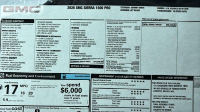2026 GMC Sierra 1500 Pro