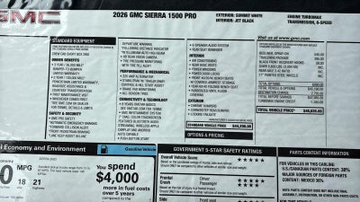 2026 GMC Sierra 1500 Pro