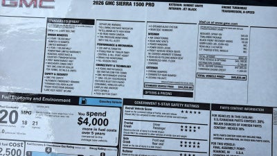 2026 GMC Sierra 1500 Pro