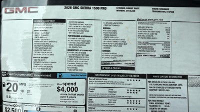 2026 GMC Sierra 1500 Pro
