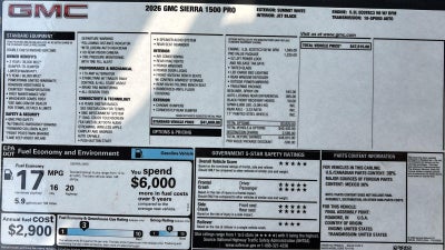 2026 GMC Sierra 1500 Pro
