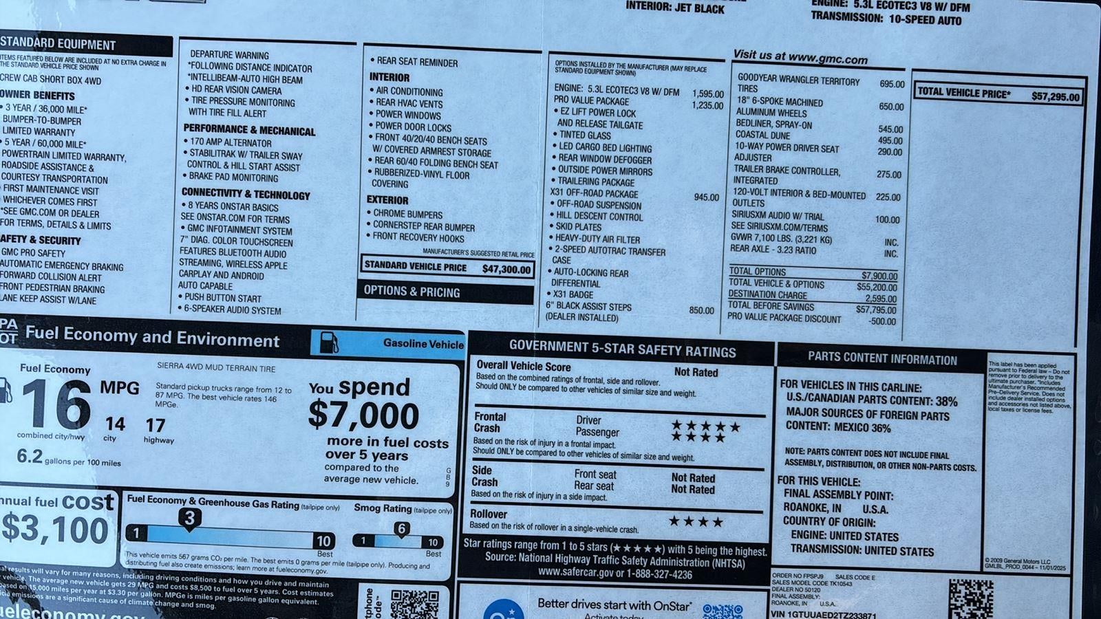 2026 GMC Sierra 1500 Pro