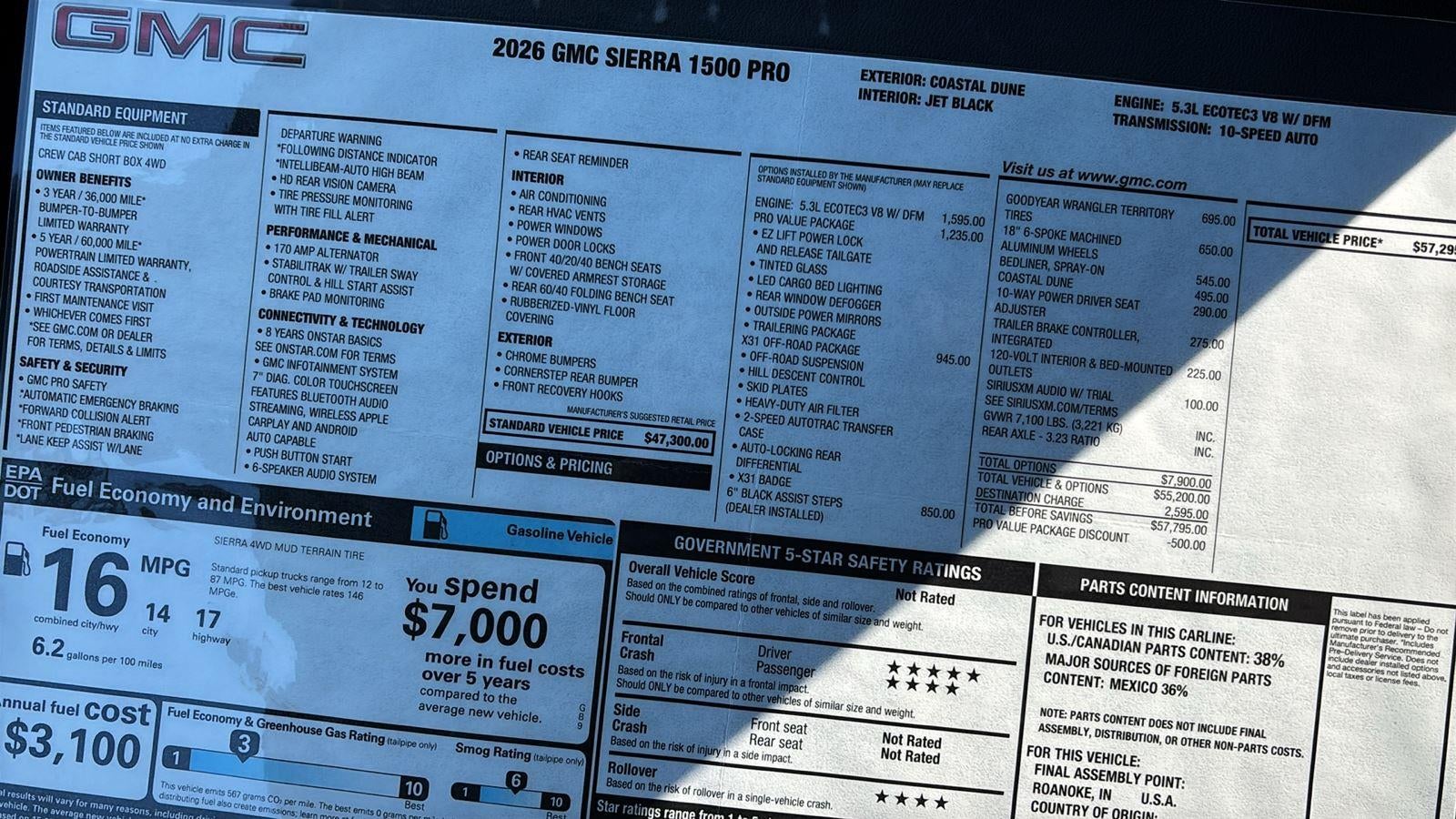 2026 GMC Sierra 1500 Pro