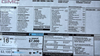 2026 GMC Sierra 1500 Pro