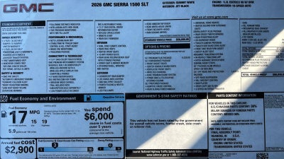 2026 GMC Sierra 1500 SLT