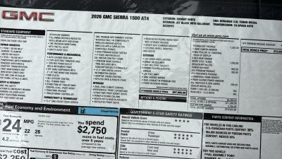2026 GMC Sierra 1500 AT4