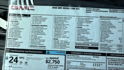 2026 GMC Sierra 1500 AT4