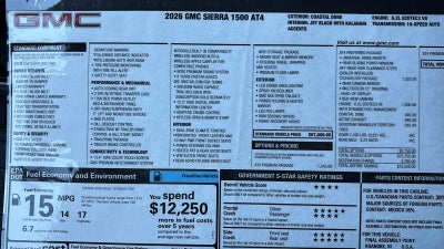 2026 GMC Sierra 1500 AT4