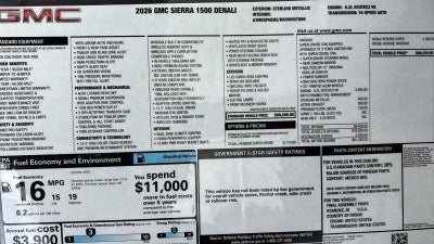 2026 GMC Sierra 1500 Denali