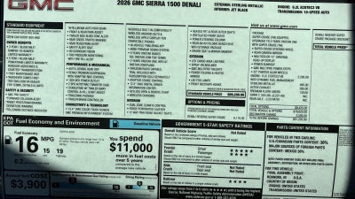 2026 GMC Sierra 1500 Denali