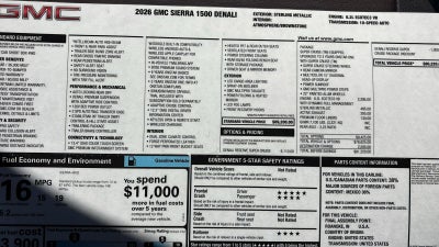 2026 GMC Sierra 1500 Denali