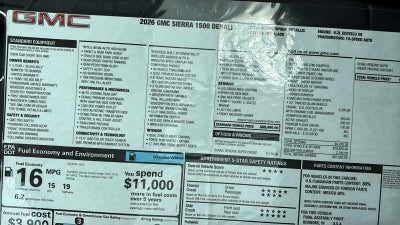 2026 GMC Sierra 1500 Denali