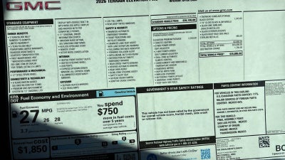2026 GMC Terrain Elevation