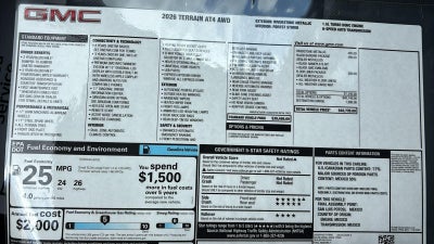 2026 GMC Terrain AT4