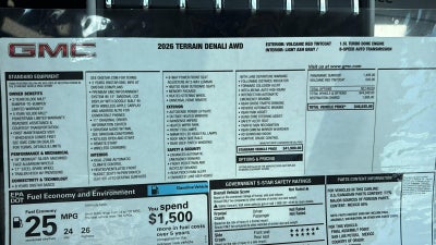 2026 GMC Terrain Denali