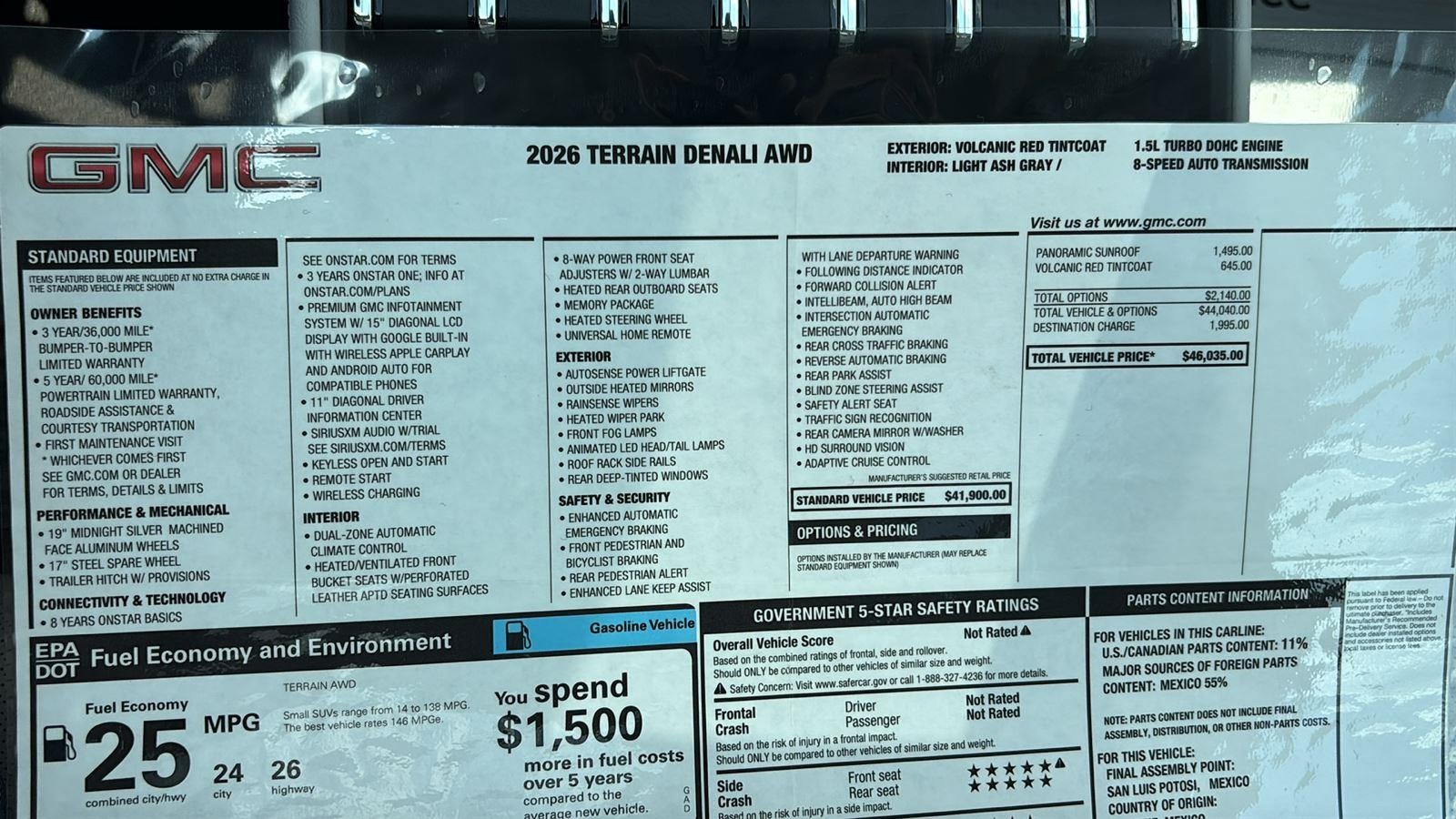 2026 GMC Terrain Denali